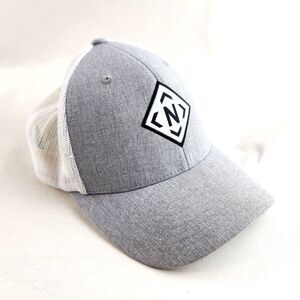 Nash Collection Trucker Hat Gray White Mesh Snapback The Classics Yupoong Golf